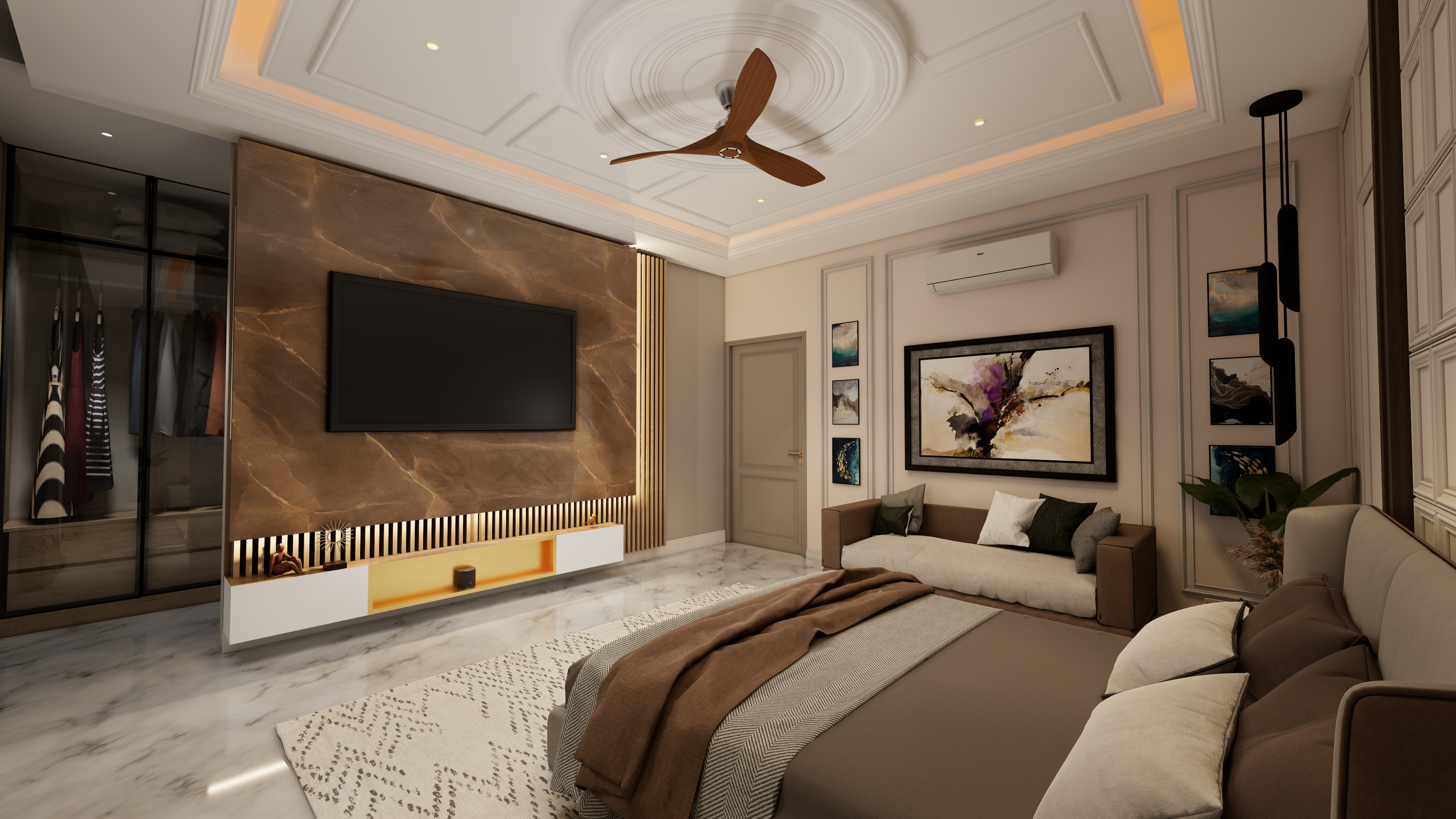Bedroom Design by Vizdecore