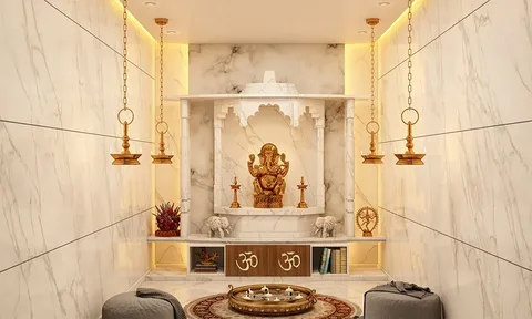 Living Room Design by Vizdecore