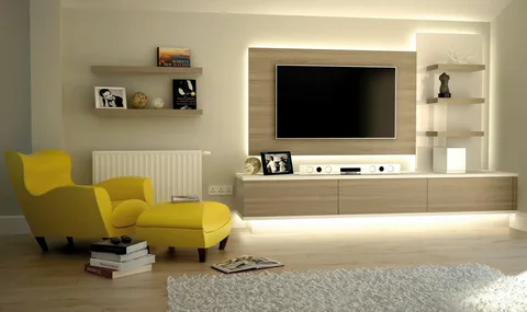 TV Unit Design by Vizdecore